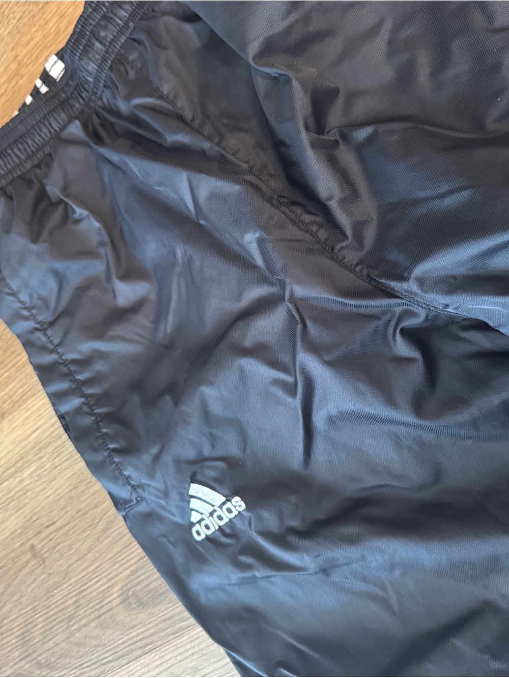 adidas Black and White Athletic Pants